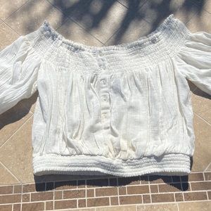 NWT Free People Off-Shoulder Top